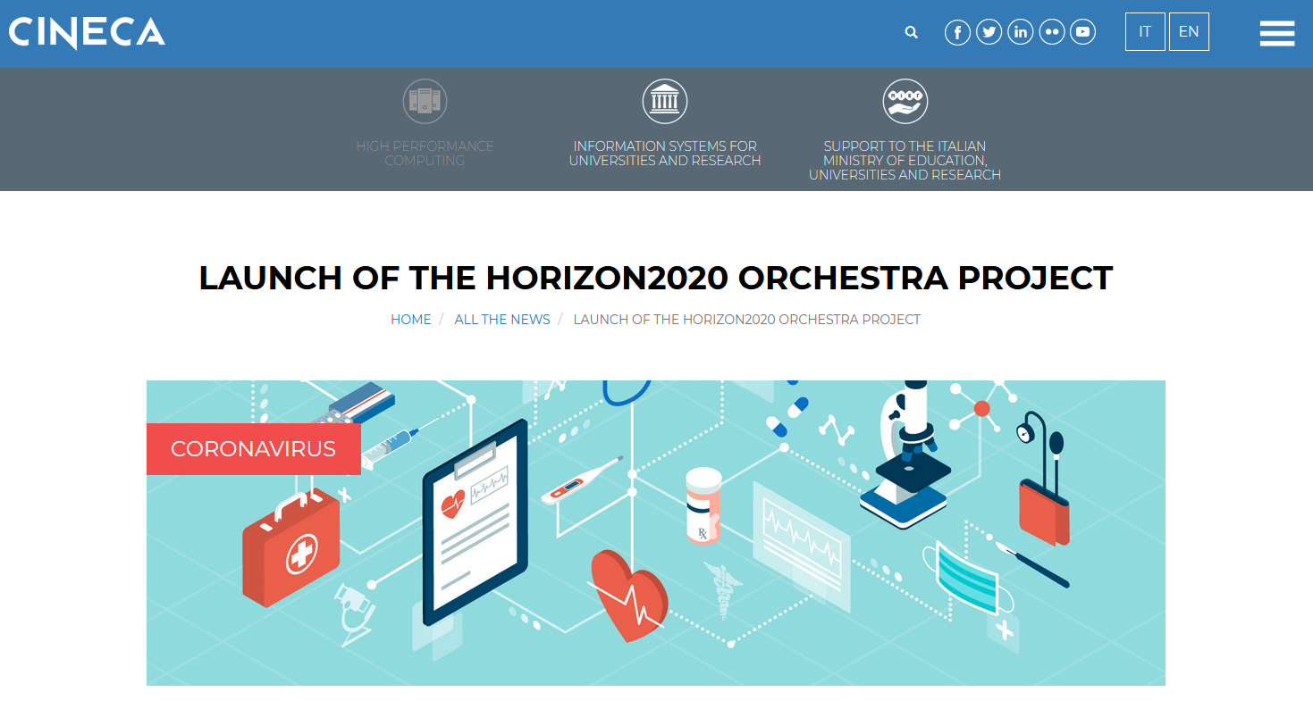 Launch of the Horizon2020 ORCHESTRA project